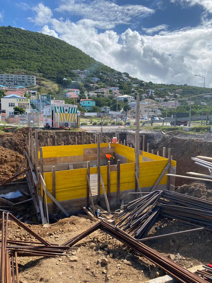 Tower crane foundation