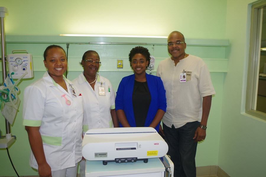 Baby Scale Donated to Pediatric Ward