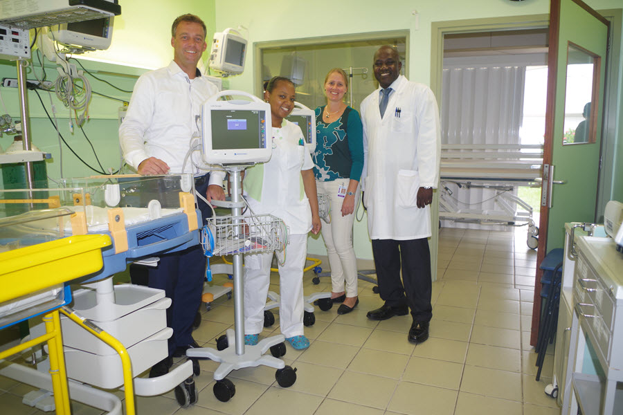 New patient monitoring for the SMMC the Pediatric ward