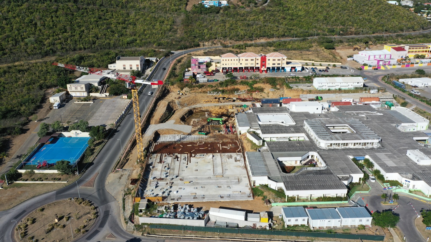 SMGH basement floor pouring continues on Tuesday (Feb 22)